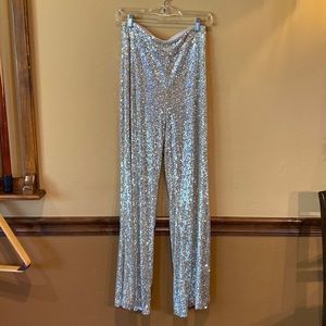 JOSEPH RIBKOFF sequin pants